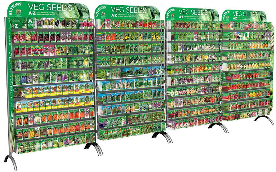 Suttons A-Z Veg Stands