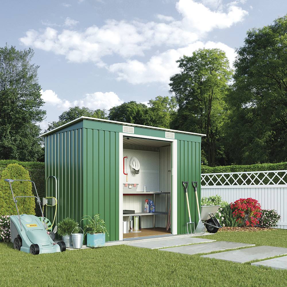 Waltons Pent Metal Shed 6.6 X 3.9ft at Suttons