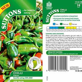 Chilli Pepper Padron - Seeds