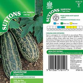 Marrow F1 Tiger Cross - Seeds