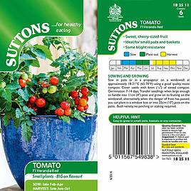 Tomato Veranda Red F1 (Determinate) - Seeds