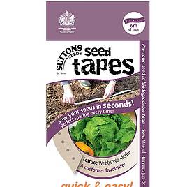 Seed Tapes - Lettuce Webbs Wonderful