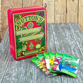Suttons 1806 Red Tin plus Veg Lovers Seed Collection
