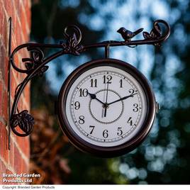 Aldbury Double-sided Garden Clock