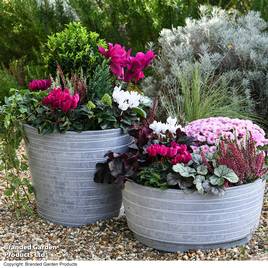 Caesar Trinity Marble Effect Planter