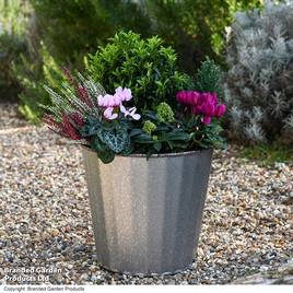 Garden Gear - Steel Effect Planter