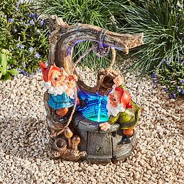 Serenity Gnome Wishing Well Water Feature