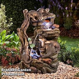 Serenity XL Otter Family Water Feature