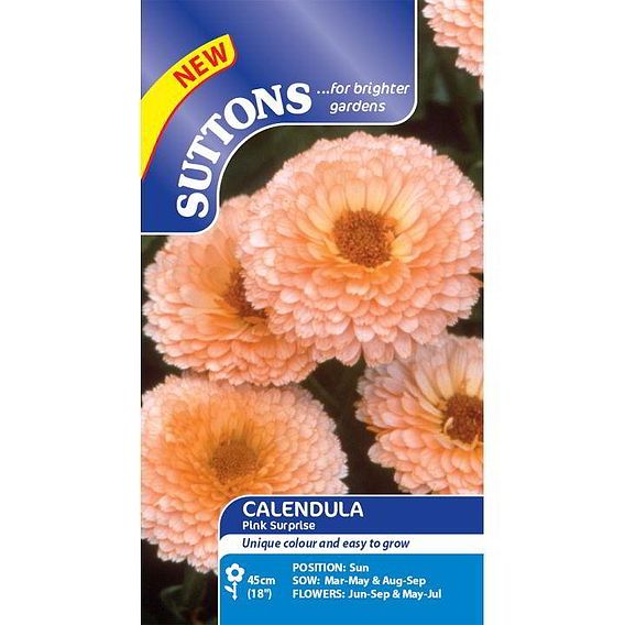 Calendula Seeds - Pink Surprise