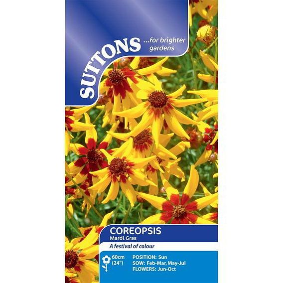 Coreopsis Seeds - Mardi Gras