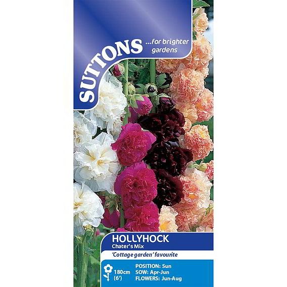 Hollyhock 'Chater's Mix' - Seeds