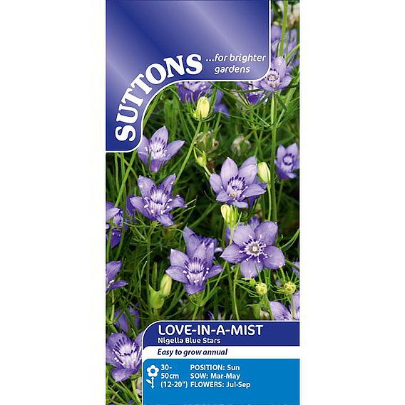 Love-in-a-Mist Seeds - Blue Stars