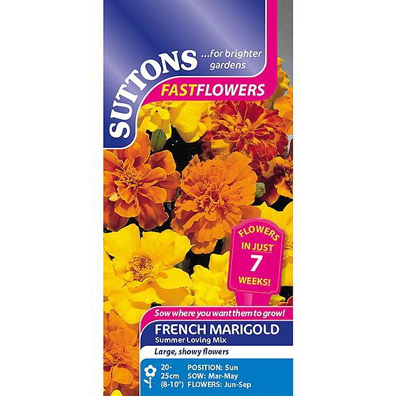 Marigold French Seeds - Summer Loving Mix