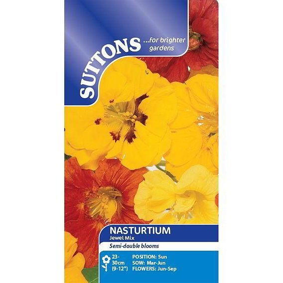 Nasturtium 'Jewel Mix' - Seeds