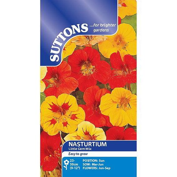 Nasturtium 'Little Gem Mix' - Seeds