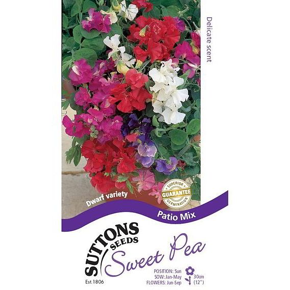 Sweet Pea Seeds - Patio Mix