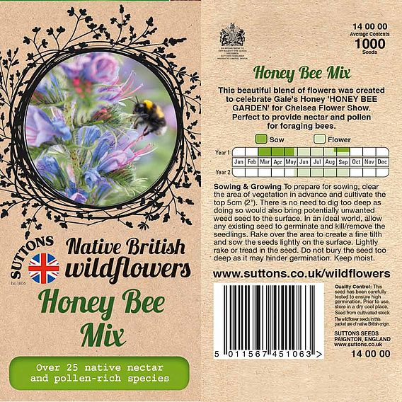 Wildflower Honeybee Mix - Seeds