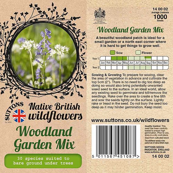 Woodland Garden Mix - Seeds