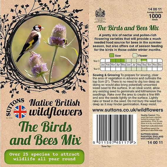 The Birds and Bees Mix - Seeds