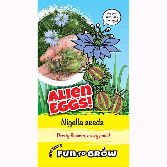 Nigella 'Alien Eggs! (Persian Jewels Mix)' - Seeds