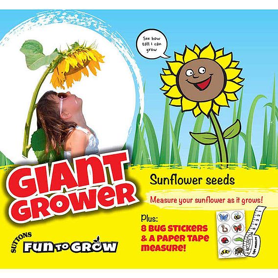 Sunflower Seeds - Giant Grower (Tall Single)
