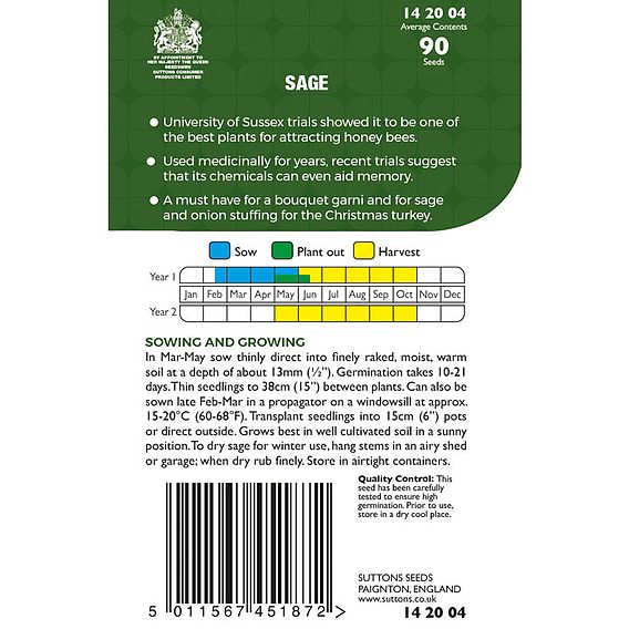 Sage - Herb Seeds