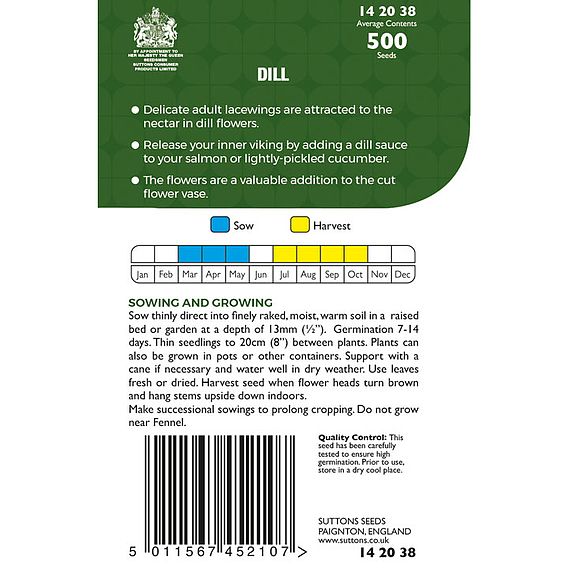 Dill Herb - Seeds