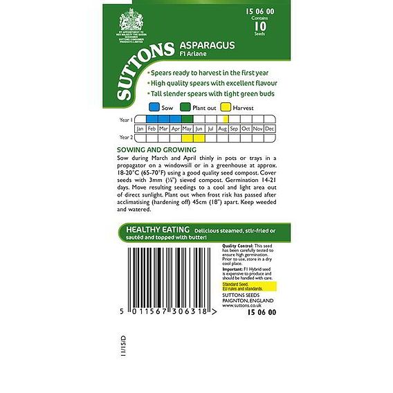Asparagus F1 'Ariane' - Seeds