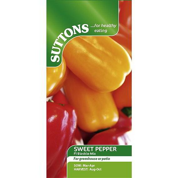 Sweet Pepper 'Blockie Mix' F1 - Seeds