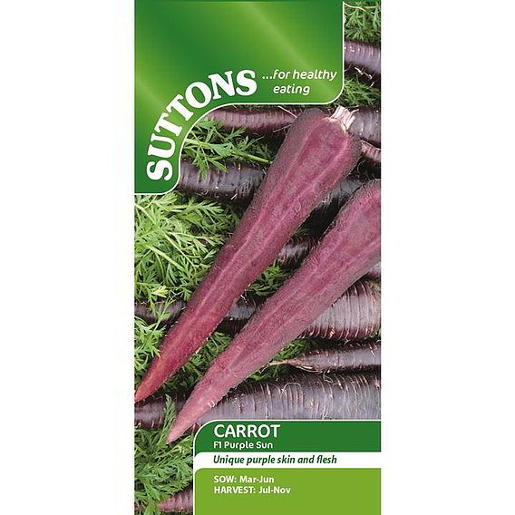 Carrot Seeds - F1 Purple Sun