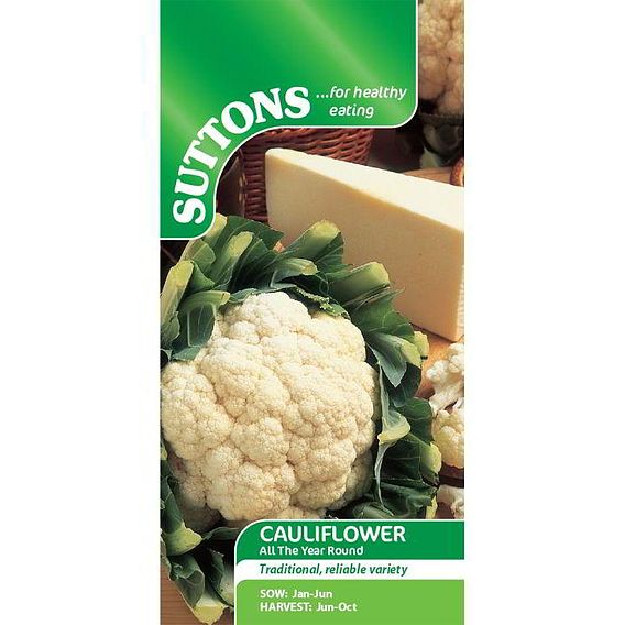 Cauliflower 'All The Year Round' - Seeds