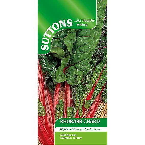 Leaf Beet 'Rhubarb Chard' - Seeds