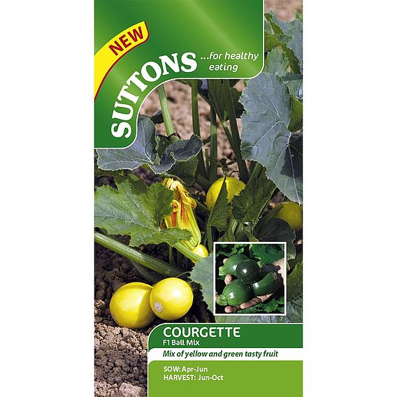 Courgette F1 'Ball Mix' - Seeds