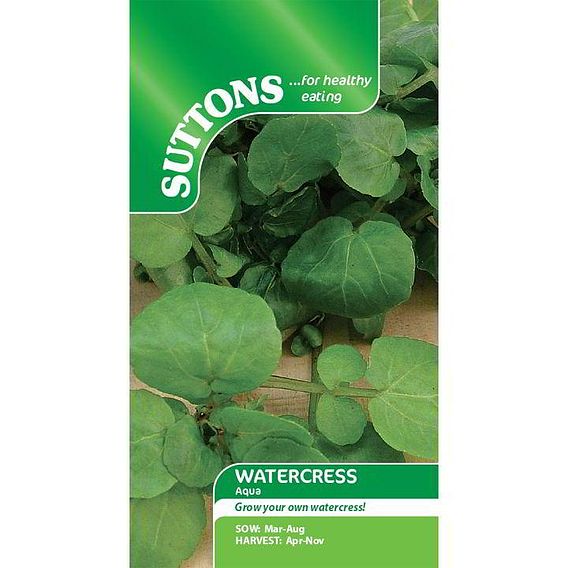 Cress 'Watercress Aqua' - Seeds