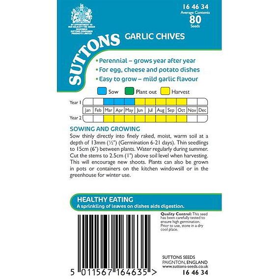 Herb Seed - Garlic Chives