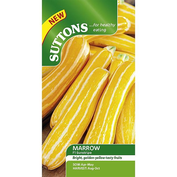 Marrow F1 'Sunstripe' - Seeds