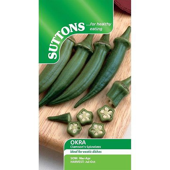Okra Seeds - Clemsons Spineless