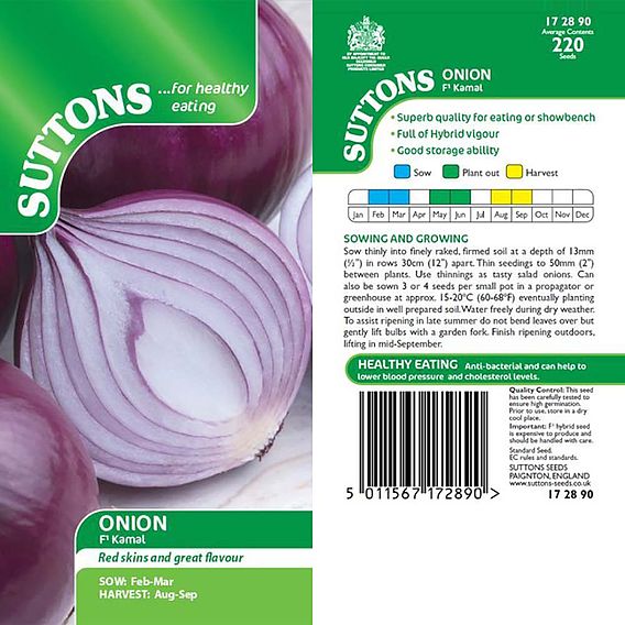 Onion Seeds - F1 Kamal