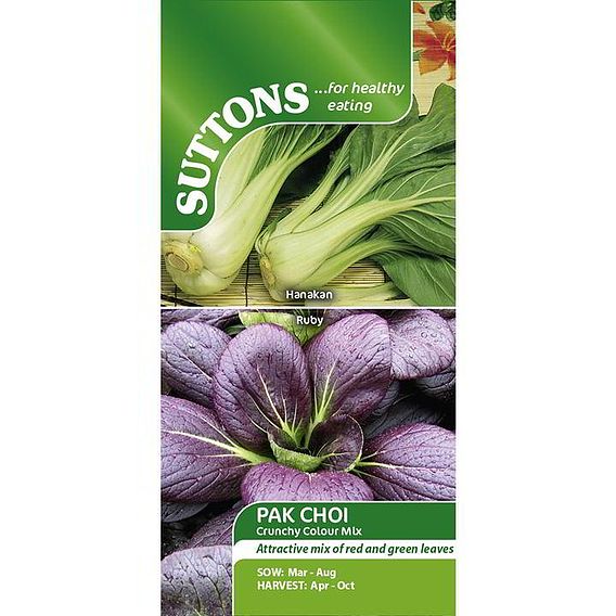 Pak Choi 'Crunchy Colour Mix' - Seeds
