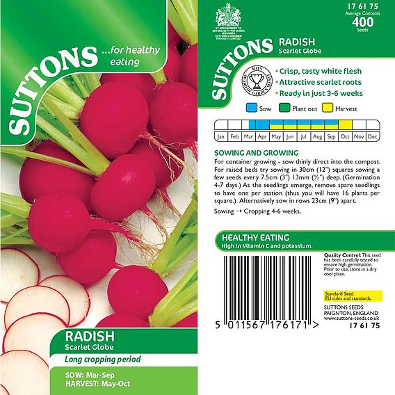 Radish 'Scarlet Globe' - Seeds