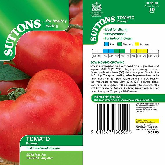 Tomato Seeds - Faworyt (Indeterminate)