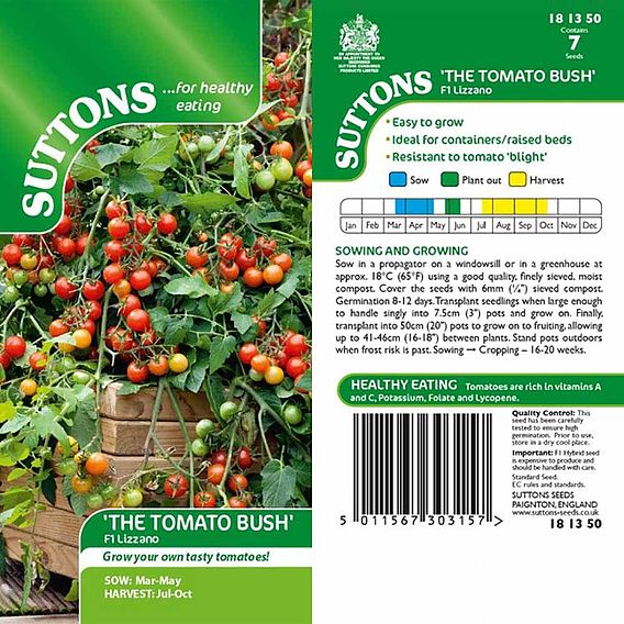 Tomato Seeds - F1 Lizzano (Determinate)