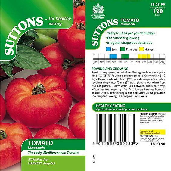 Tomato Seeds - Marmande (Determinate)