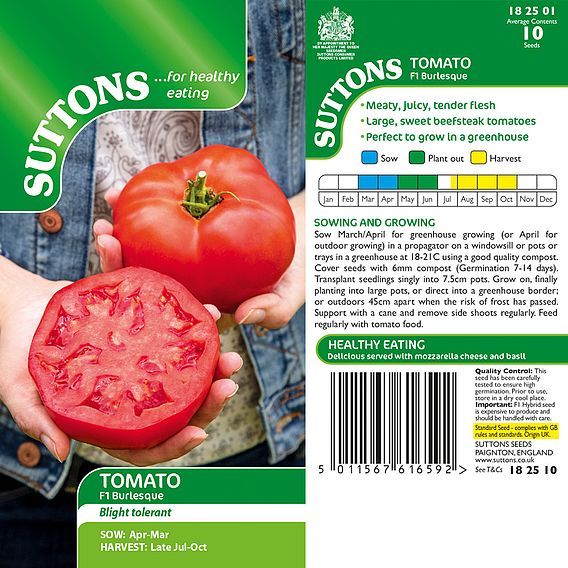 Tomato 'Burlesque F1 (Indeterminate)' - Seeds