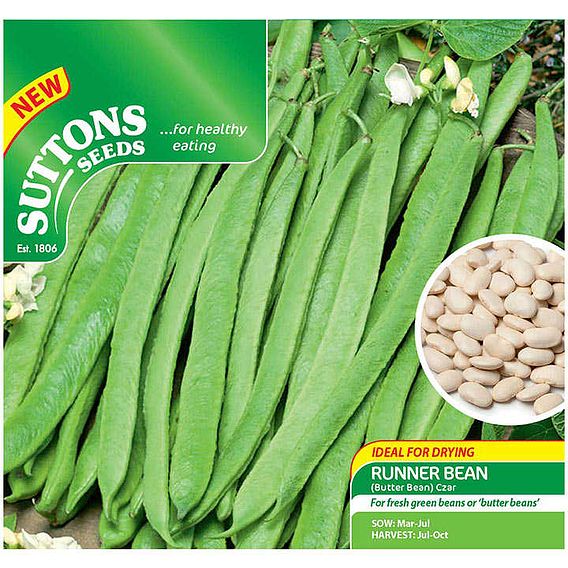 Bean (Runner/Butter) Seeds - Czar