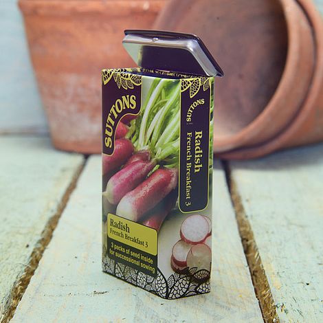 Radish 'French Breakfast 3' - Seed Tin Collection