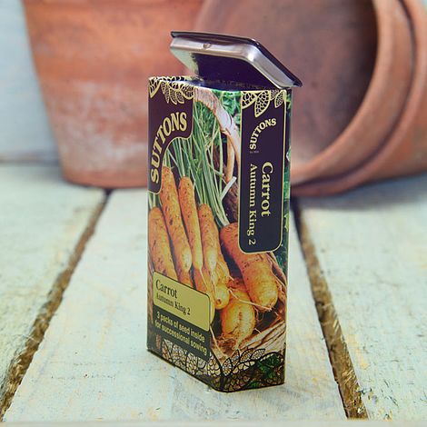 Carrot 'Autumn King 2' - Seed Tin Collection