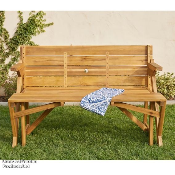 Garden Gear - Acacia 2-in-1 Bench and Picnic Table