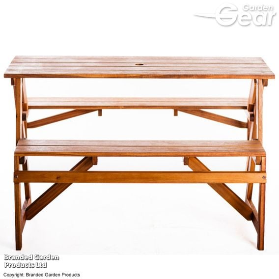 Garden Gear - Acacia 2-in-1 Bench and Picnic Table