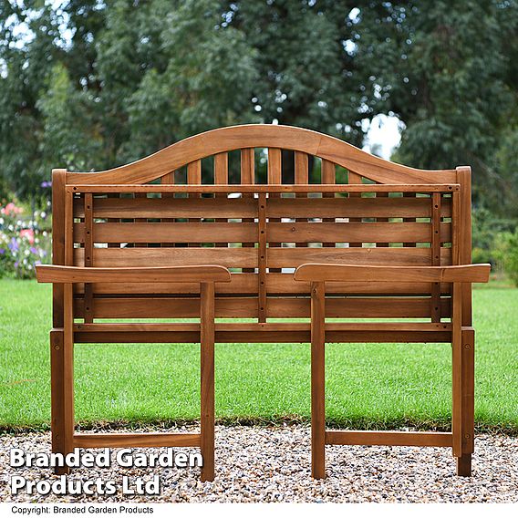 2 Seater Acacia Folding Bench